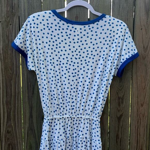 70s Vintage Lanz originals polka dot dress 60s • modest dress - Picture 8 of 9